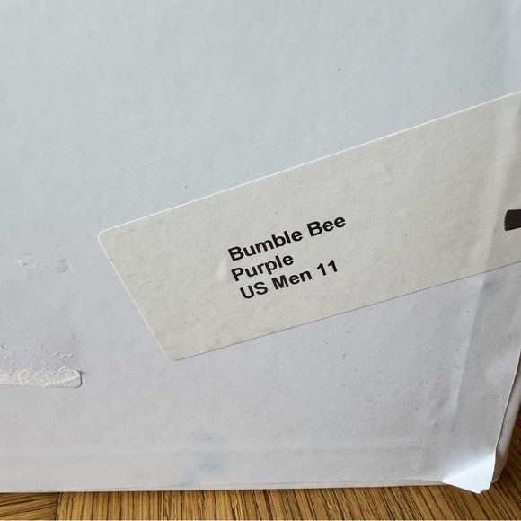 NEW May Anthony Mens US 11 Purple Bumble Bee Shoes Loafers Velvet - Picture 7 of 10